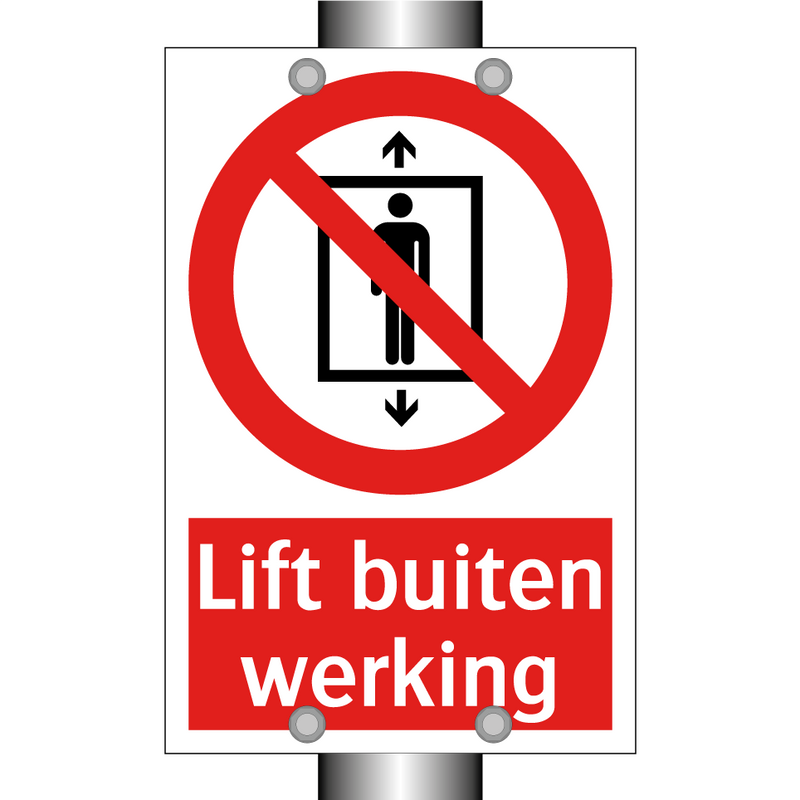Lift buiten werking