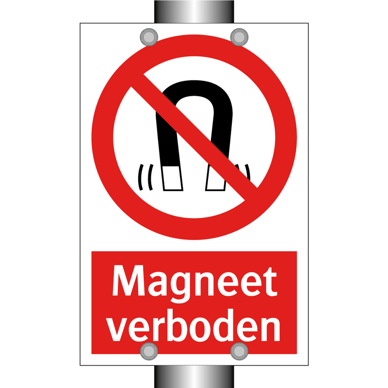 Magneet verboden