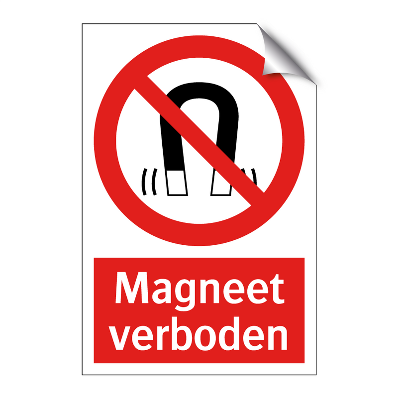 Magneet verboden