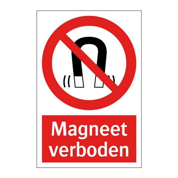 Magneet verboden