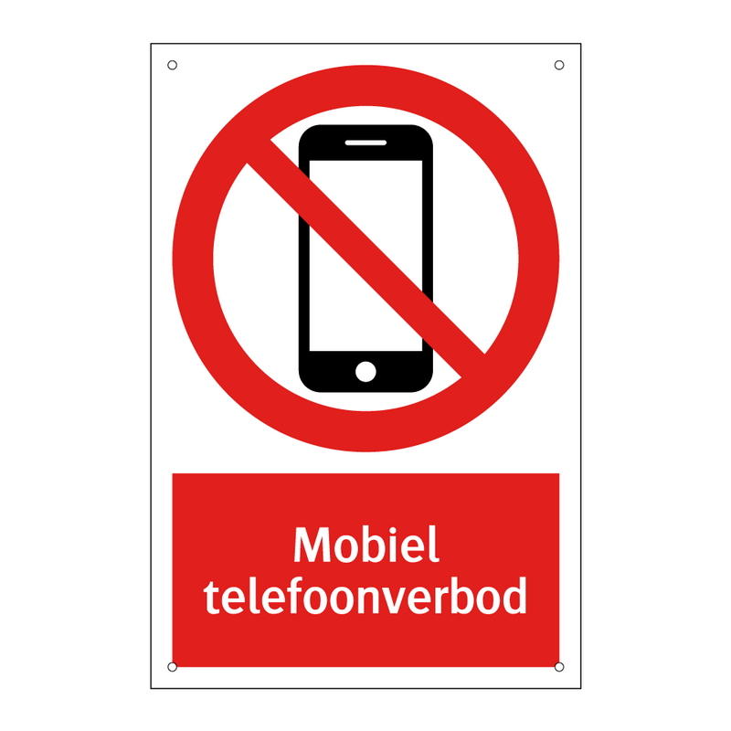 Mobiel telefoonverbod