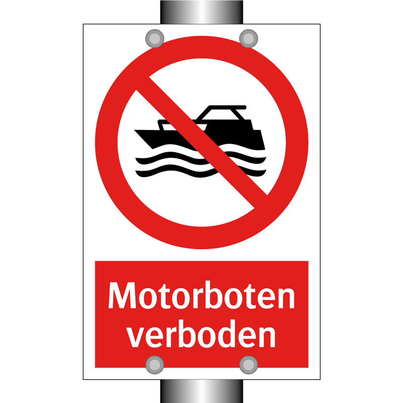 Motorboten verboden