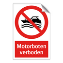 Motorboten verboden