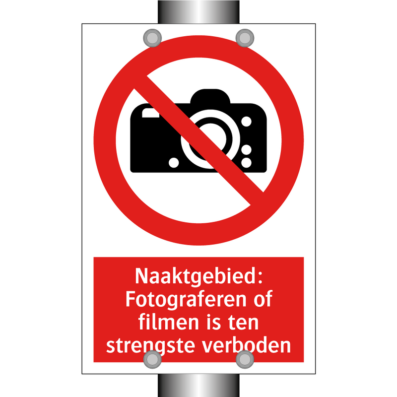 Naaktgebied: Fotograferen of filmen is ten strengste verboden