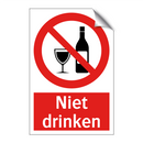 Niet drinken