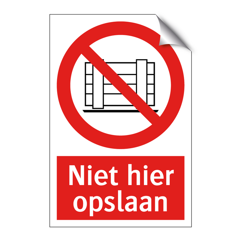 Niet hier opslaan