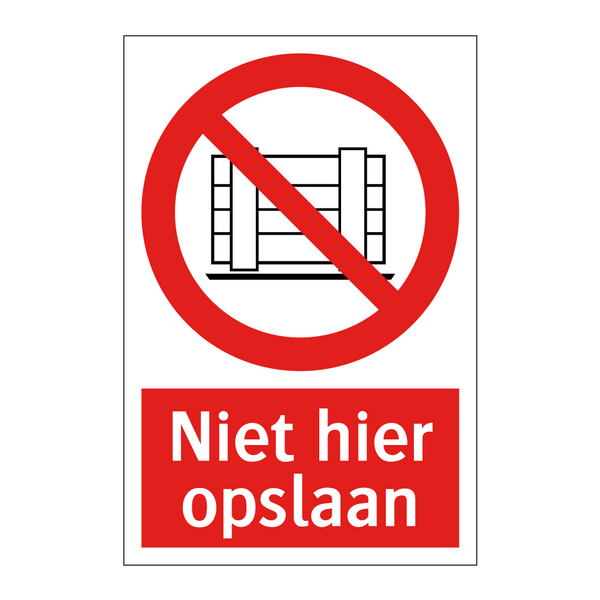 Niet hier opslaan