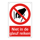 Niet in de gleuf reiken