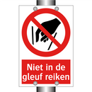 Niet in de gleuf reiken