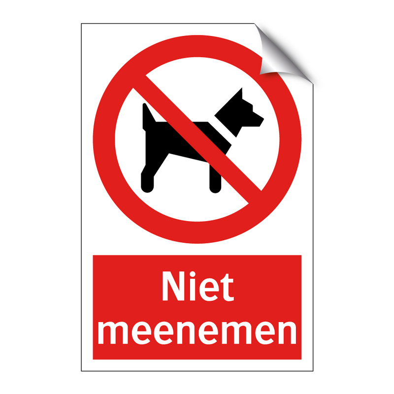 Niet meenemen