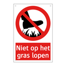 Niet op het gras lopen