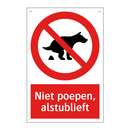 Niet poepen, alstublieft