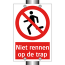 Niet rennen op de trap