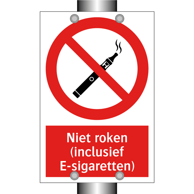 Niet roken (inclusief E-sigaretten)