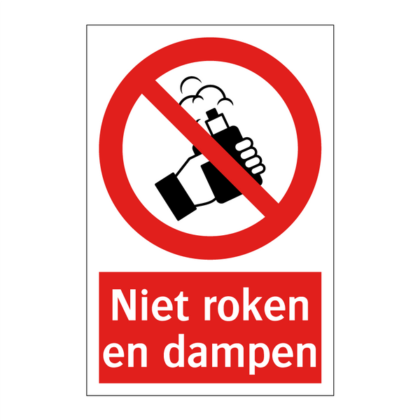 Niet roken en dampen