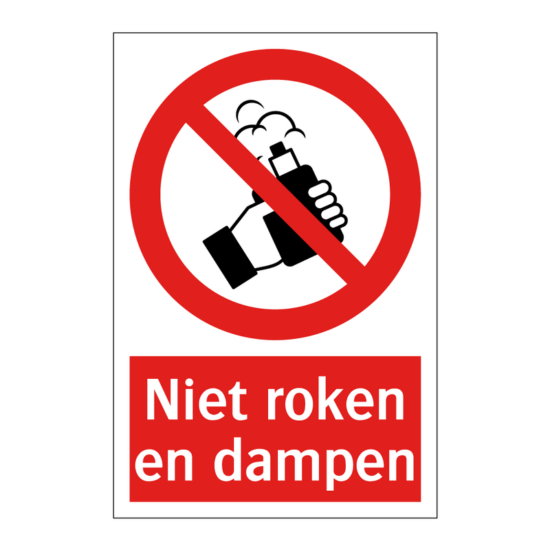 Niet roken en dampen