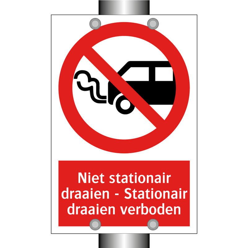 Niet stationair draaien - Stationair draaien verboden
