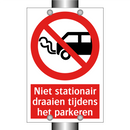Niet stationair draaien tijdens het parkeren