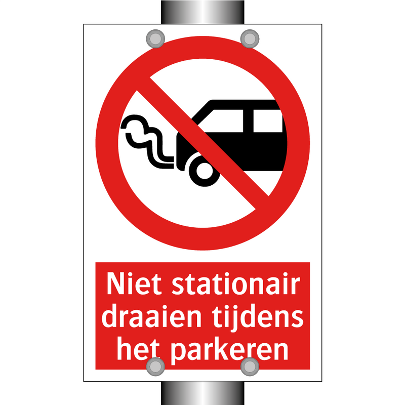 Niet stationair draaien tijdens het parkeren
