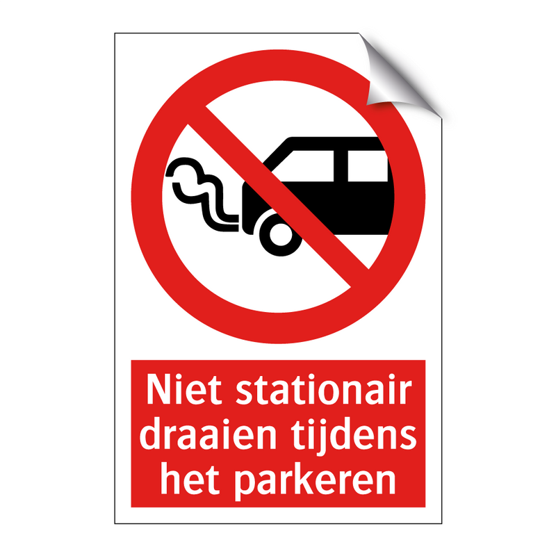 Niet stationair draaien tijdens het parkeren