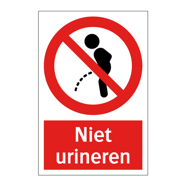 Niet urineren