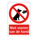 Niet voeren van de hond