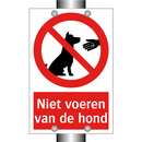 Niet voeren van de hond