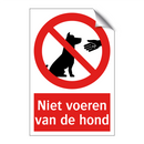 Niet voeren van de hond