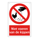 Niet voeren van de kippen