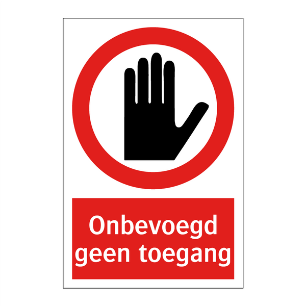 Onbevoegd geen toegang