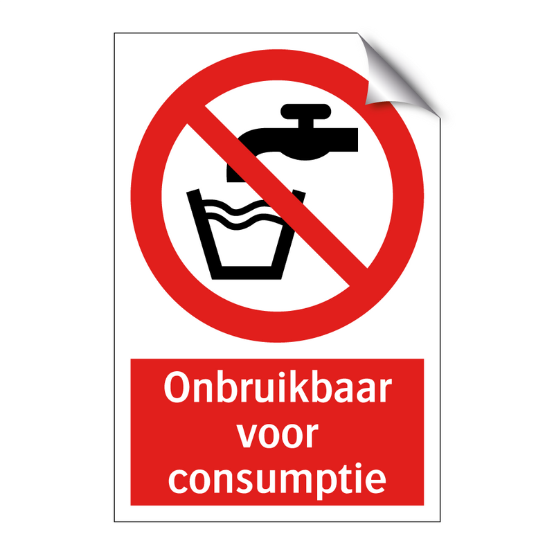 Onbruikbaar voor consumptie