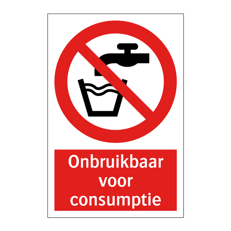 Onbruikbaar voor consumptie