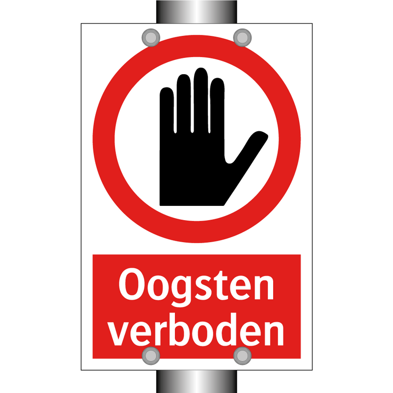 Oogsten verboden