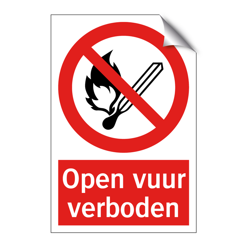 Open vuur verboden