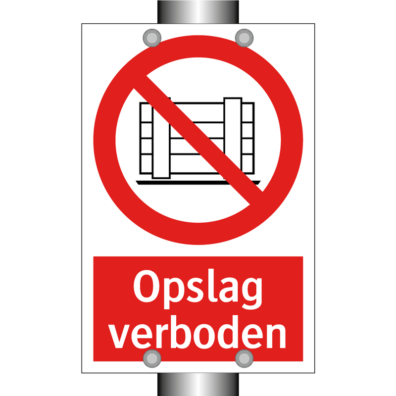 Opslag verboden