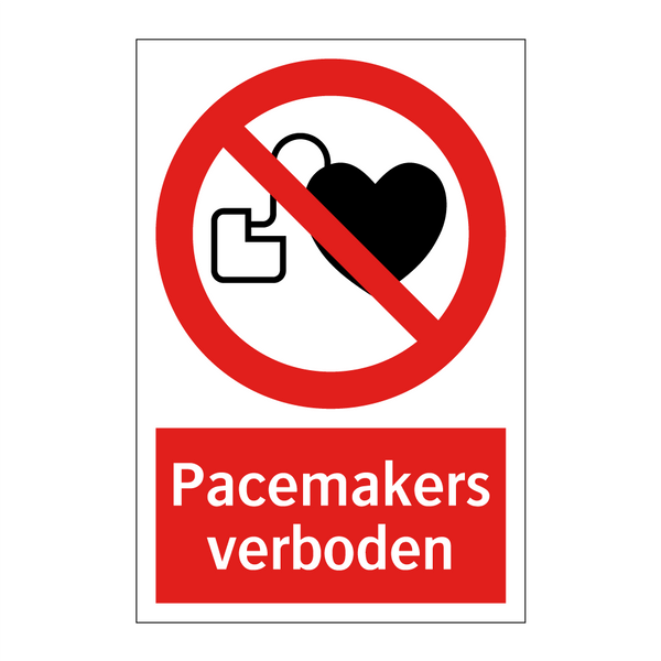 Pacemakers verboden
