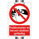 Paddestoelen en bessen plukken verboden