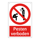 Pesten verboden