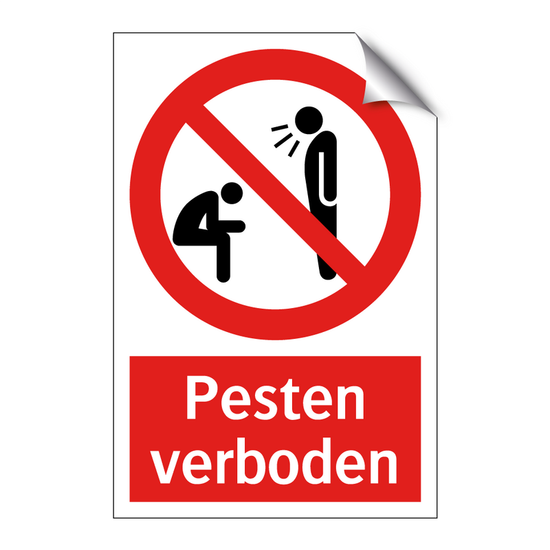 Pesten verboden