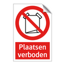 Plaatsen verboden