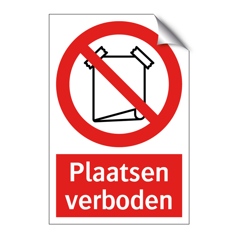 Plaatsen verboden