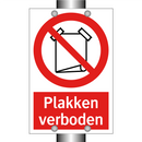 Plakken verboden