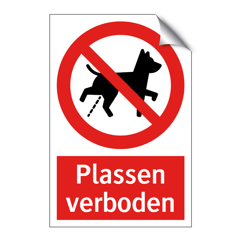 Plassen verboden