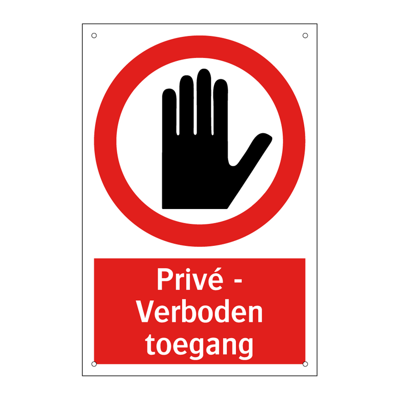 Privé - Verboden toegang