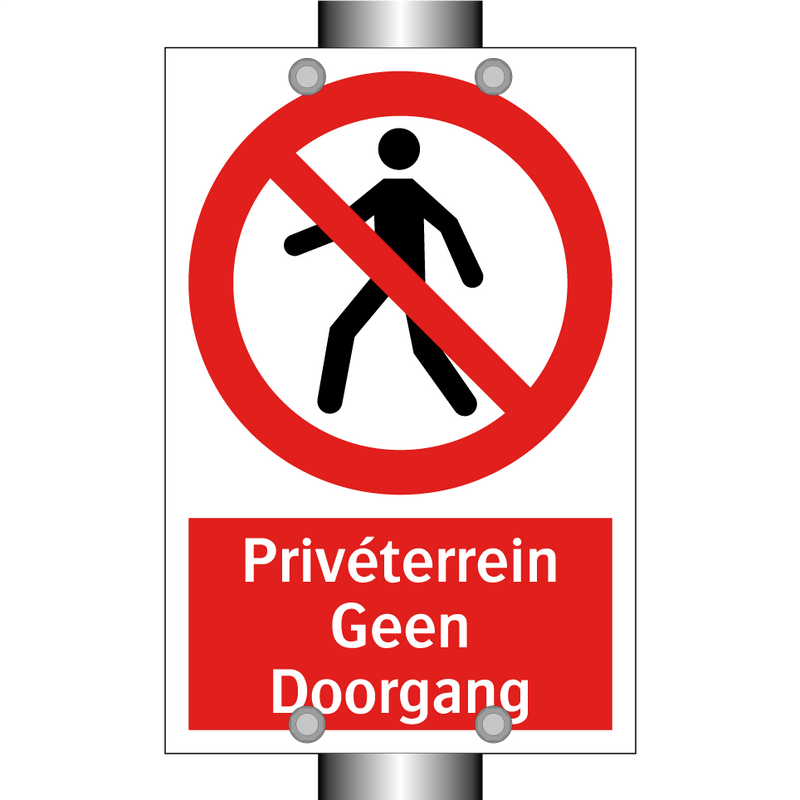 Privéterrein Geen Doorgang