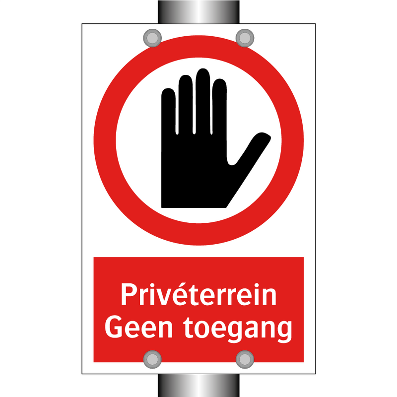 Privéterrein Geen toegang