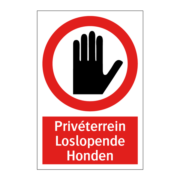 Privéterrein Loslopende Honden