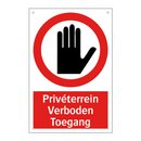 Privéterrein Verboden Toegang