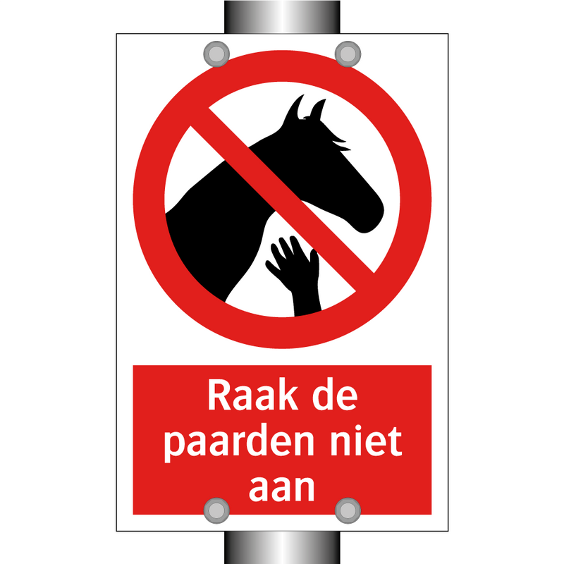 Raak de paarden niet aan