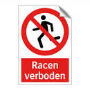 Racen verboden